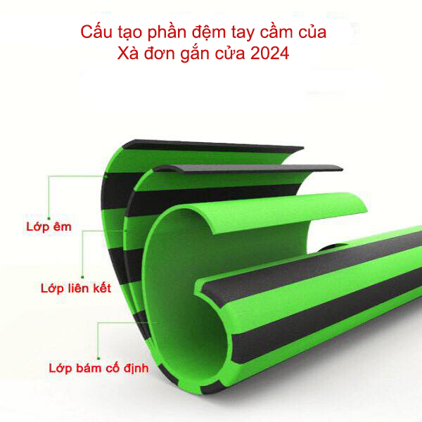 Cấu tạo lớp mút gồm 3 lớp siêu êm tay