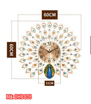 Kích thước đồng hồ con công