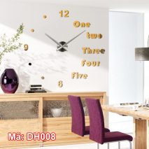 Đồng hồ dán tường mã DH008
