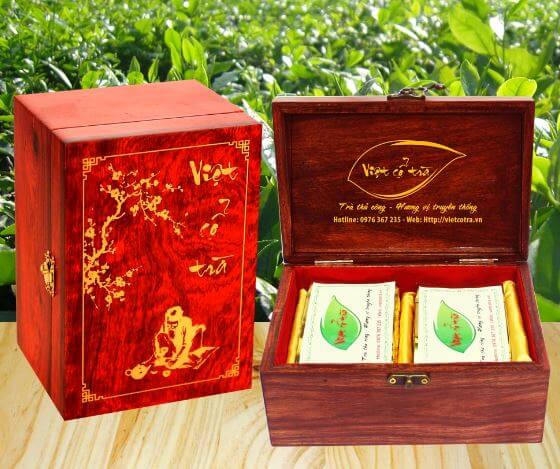 Hộp trà Tết biếu bố vợ