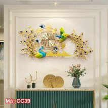 Đồng hồ treo tường long phụng sum vầy mã CC39
