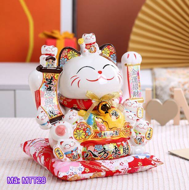 mèo thần tài bị nứt