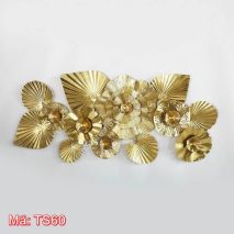 Tranh sắt trang trí treo tường bông hoa TS60