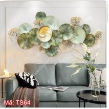 Tranh sắt nghệ thuật trang trí đẹp và sang trọng TS64