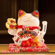 Mèo chiêu tài vẫy tay 20cm mã MTT75
