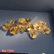 Tranh sắt treo tường trang trí màu đồng cỡ lớn TS81