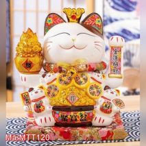 Mèo thần tài may mắn MTT120 (2 cỡ)