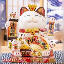 Mèo thần tài vẫy tay đẹp MTT121 (2 cỡ)