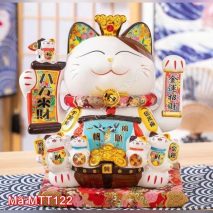 Mèo thần tài vẫy tay tài lộc MTT122 (2 cỡ)