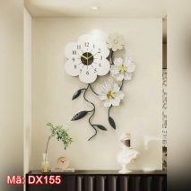 Đồng hồ treo tường bông hoa DX155