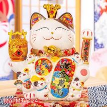 Mèo thần tài may mắn cỡ lớn cao 36cm MTT124