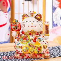 Mèo thần tài vẫy tay loại lớn MTT126 (2 cỡ)