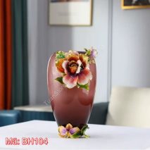 Bình hoa hồng ngọc lan cao 28cm BH104