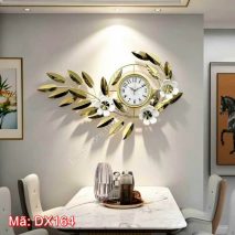 Đồng hồ treo tường hoa lá phú quý DX164
