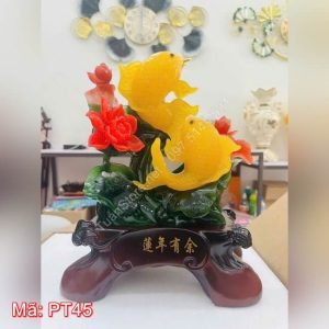 Cá chép vàng liên niên hữu dư PT45